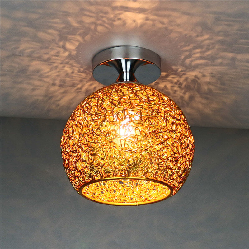 Colorful Semi-Flush Mount Light