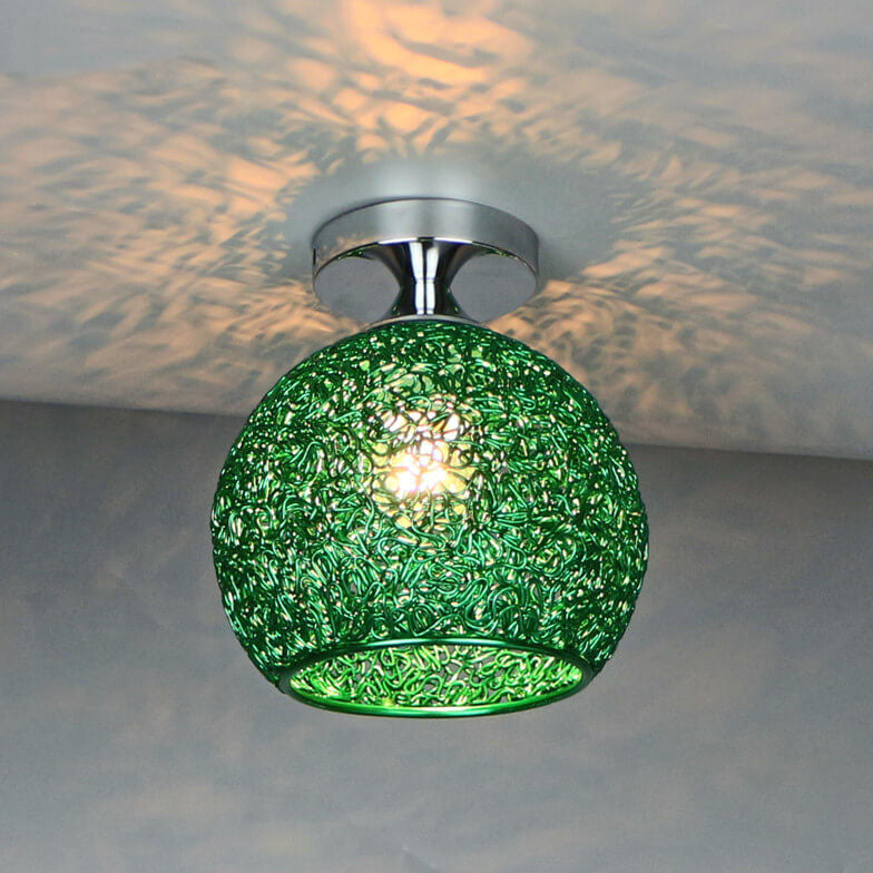 Colorful Semi-Flush Mount Light