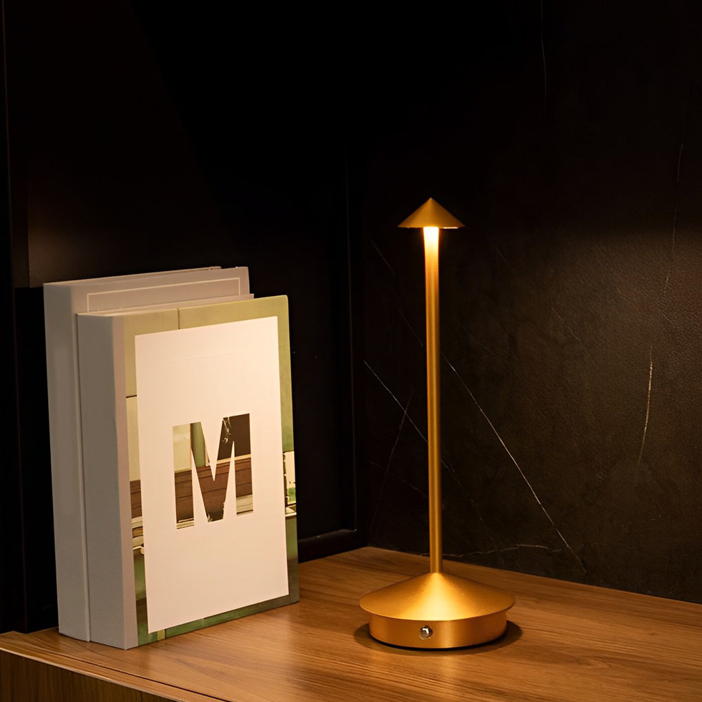 Premium Dimmable Mini Triangle LED Table Lamp