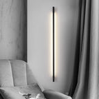 Modern Black LED Wall Lamp with Three-Step Dimming