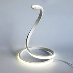 Contemporary Snake-Shaped LED Touch Dimming Table Lamp