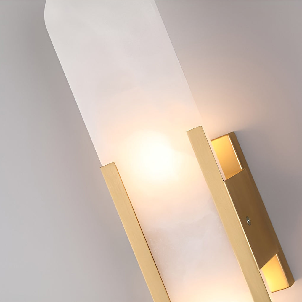 Modern Electroplated Metal G4 LED Up and Down Wall Sconces