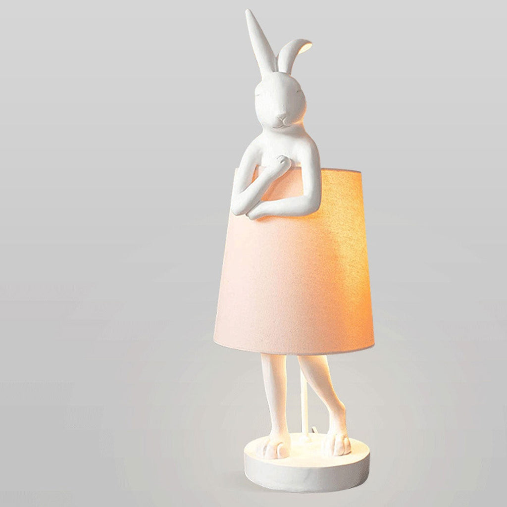 Premium Nordic Rabbit Resin Table Lamp - 1 Light