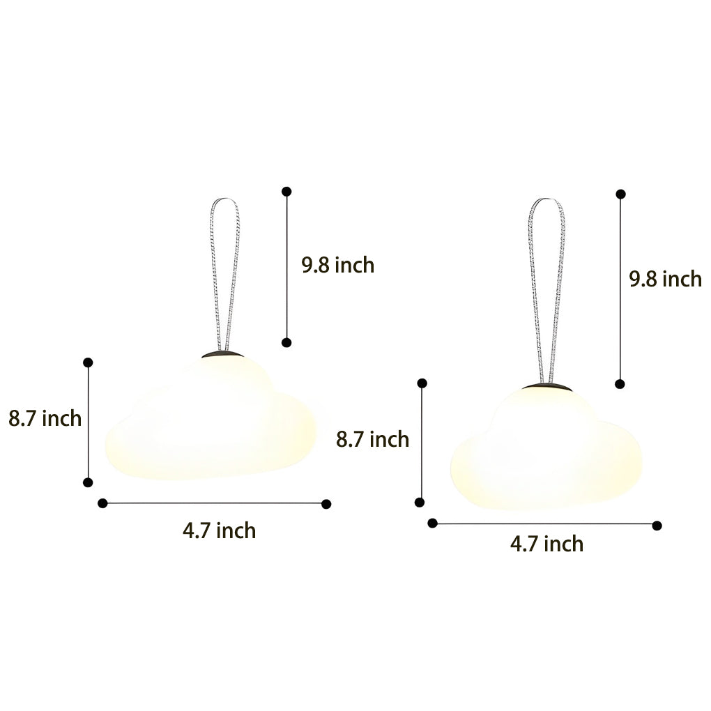 Rechargeable Waterproof Cloud-Shaped Outdoor Hanging Lights - USB DC5V