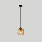 Nordic Wavy Glass Pendant Lamp