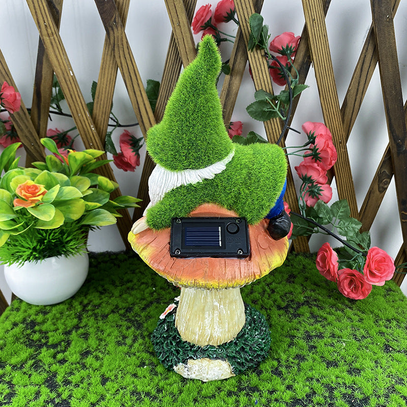 Art Deco Solar Gnome LED Outdoor Light