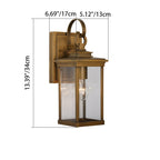 Vintage Waterproof Lantern Wall Sconce