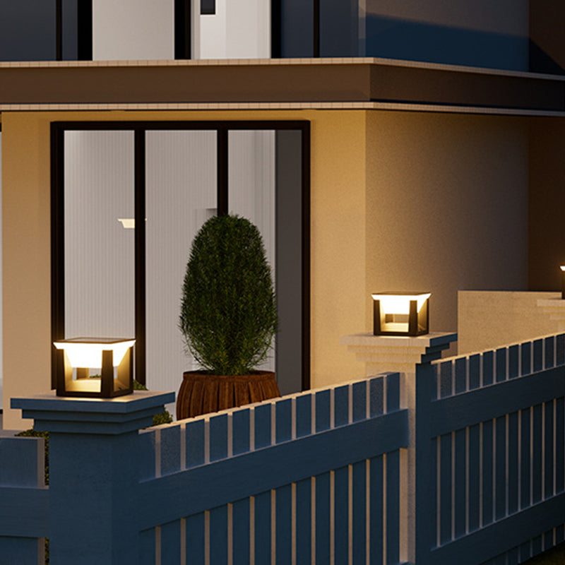 Premium Waterproof Solar LED Outdoor Light - Modern
