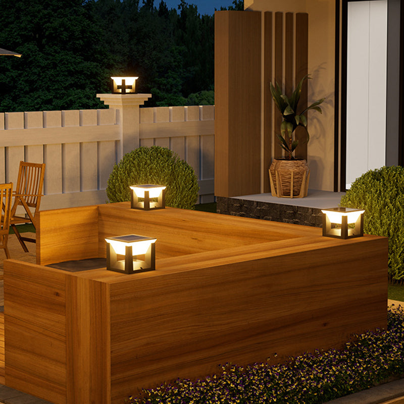 Premium Waterproof Solar LED Outdoor Light - Modern