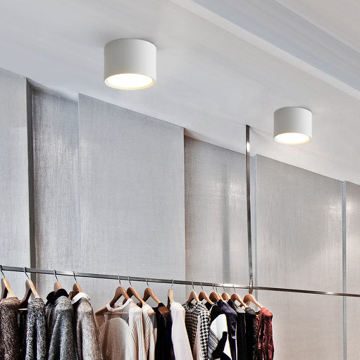 Contemporary Aluminum Acrylic LED Flush Mount Ceiling Light for Hallways
