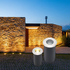 Premium Waterproof Stainless Steel LED Cylinder Landscape