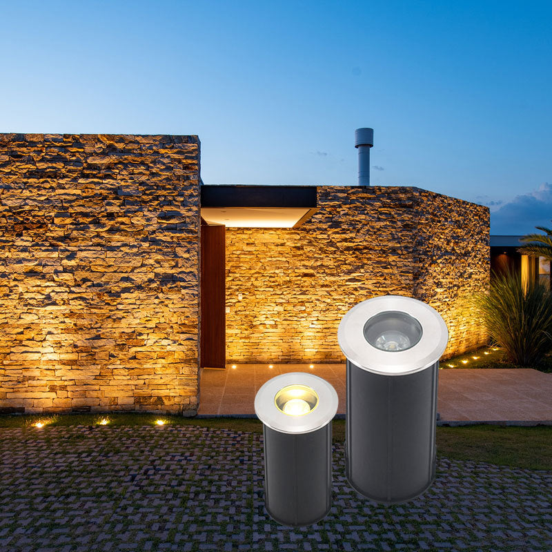 Premium Waterproof Stainless Steel LED Cylinder Landscape