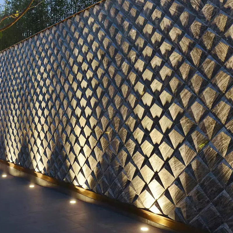 Premium Waterproof Stainless Steel LED Cylinder Landscape
