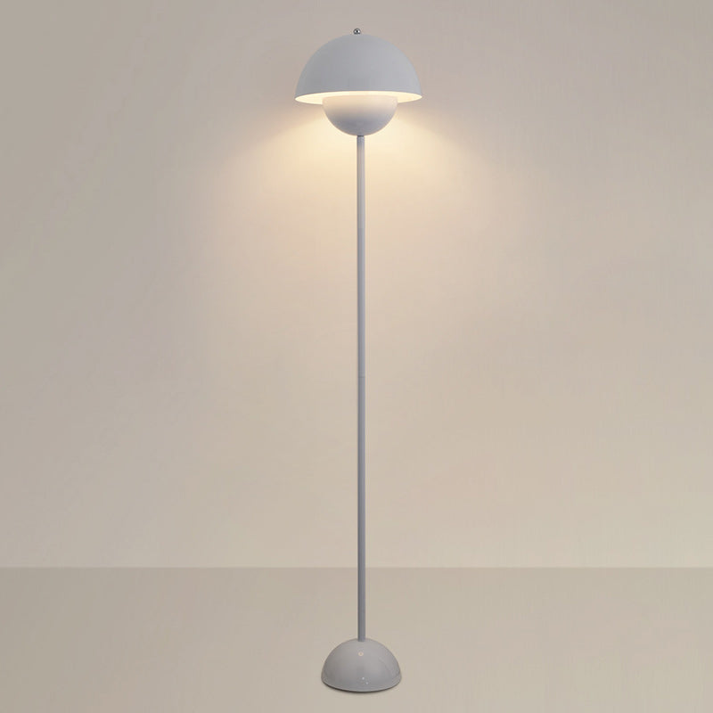 Scandinavian Mushroom Iron Floor Lamp - 1-Light Design for Living Room