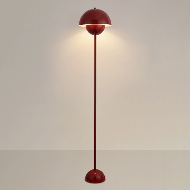 Scandinavian Mushroom Iron Floor Lamp - 1-Light Design for Living Room
