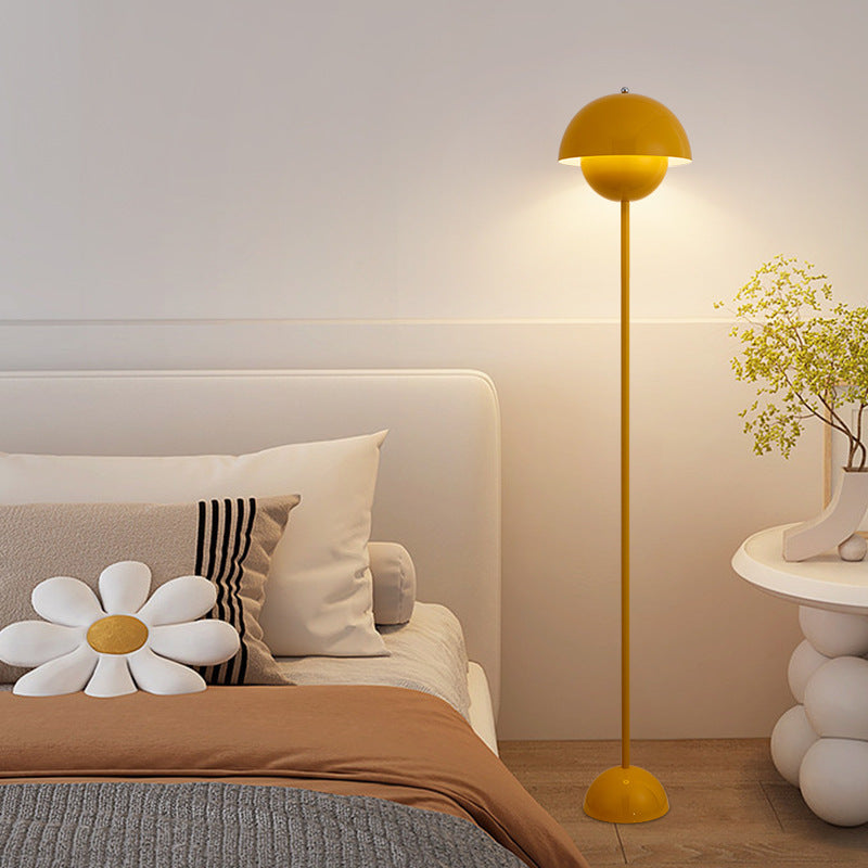 Scandinavian Mushroom Iron Floor Lamp - 1-Light Design for Living Room