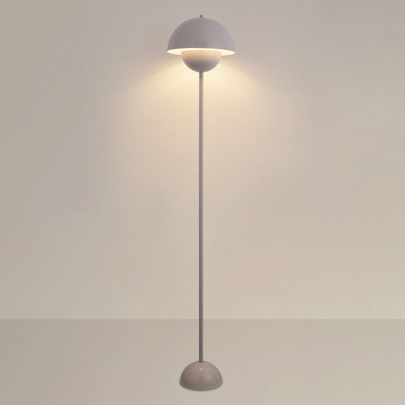 Scandinavian Mushroom Iron Floor Lamp - 1-Light Design for Living Room
