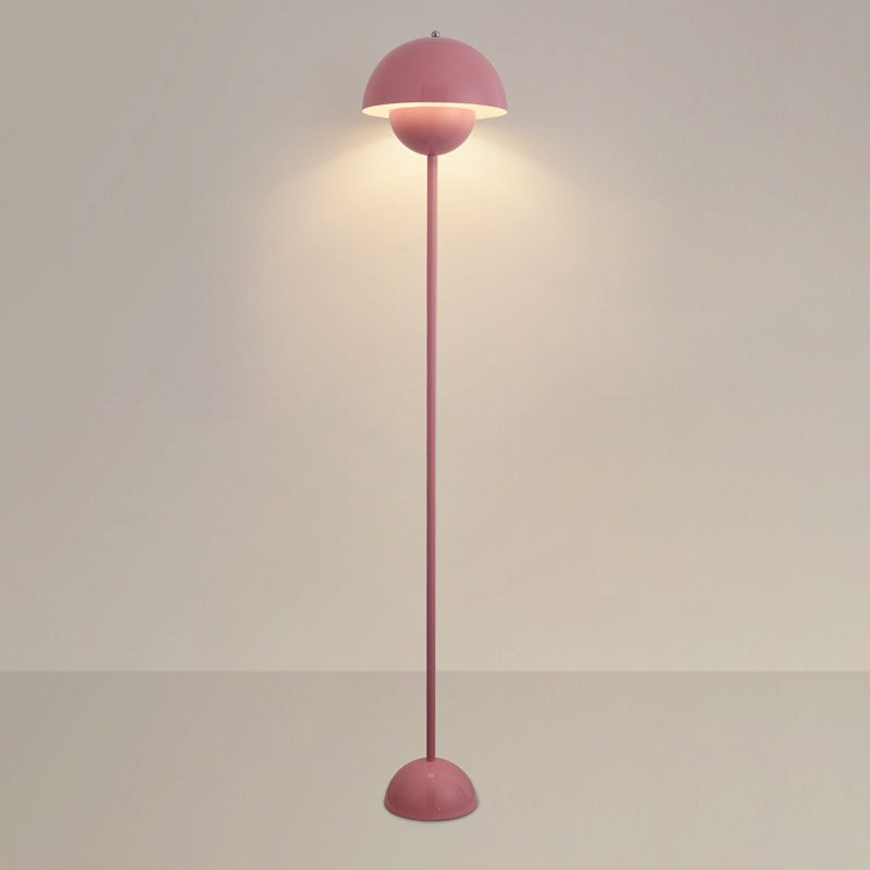 Scandinavian Mushroom Iron Floor Lamp - 1-Light Design for Living Room
