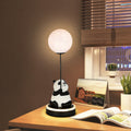 Modern Panda Design LED Table Lamp with Resin Base and PVC Lampshade for Bedroom