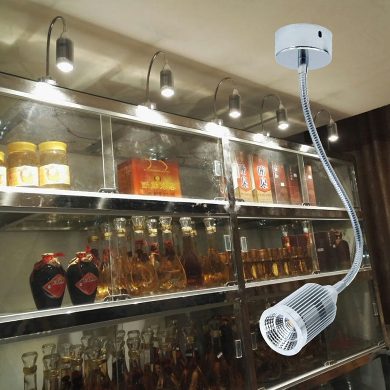 Aluminum Gooseneck LED Wall Sconce