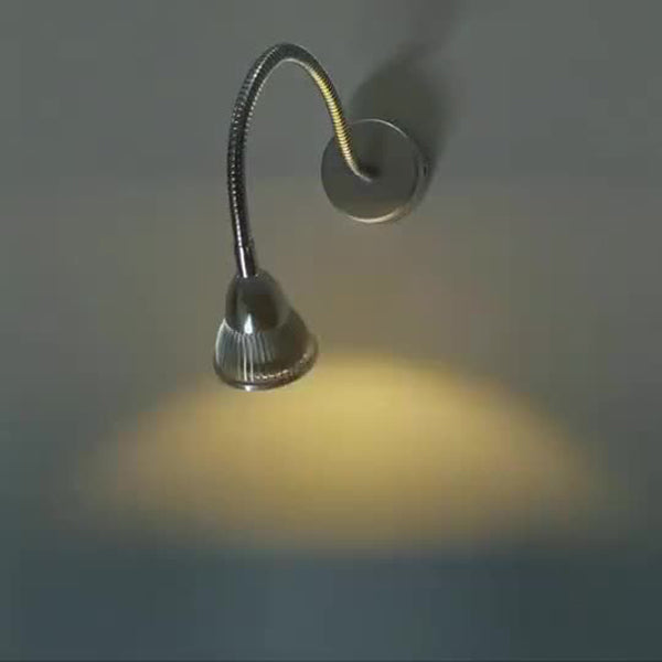 Aluminum Gooseneck LED Wall Sconce
