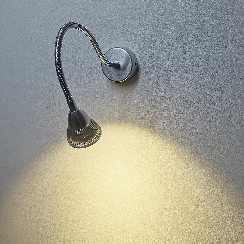Aluminum Gooseneck LED Wall Sconce