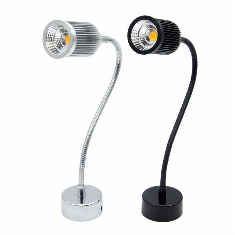 Aluminum Gooseneck LED Wall Sconce
