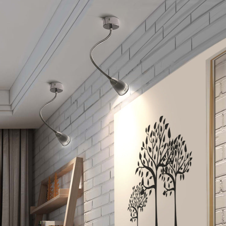 Aluminum Gooseneck LED Wall Sconce