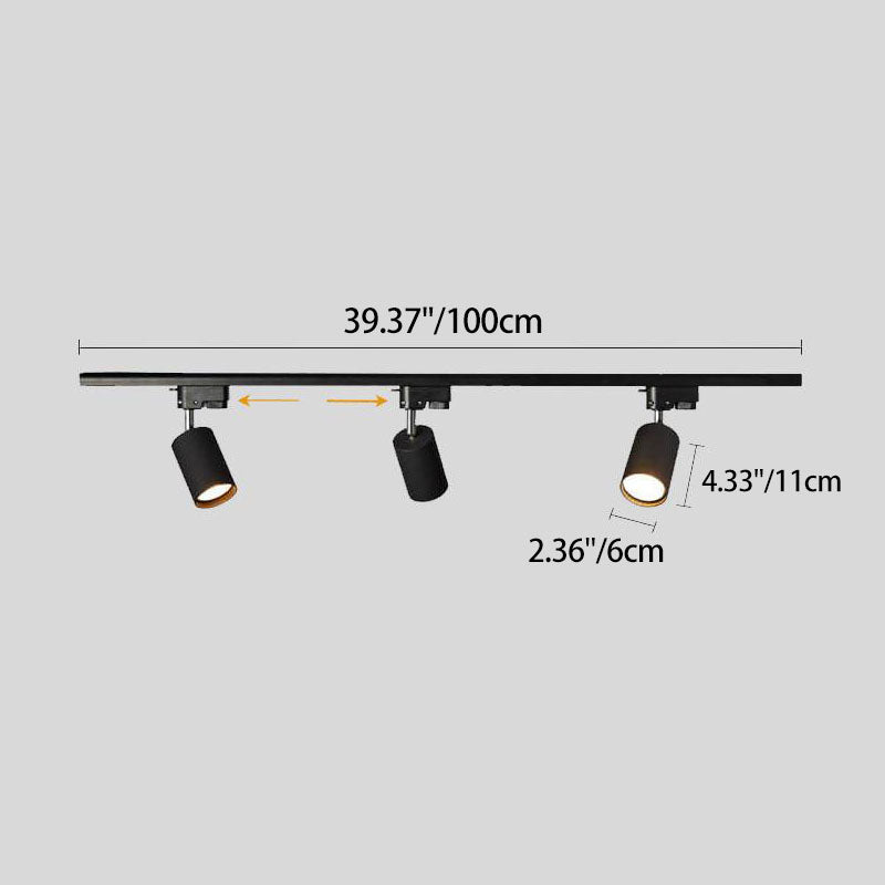 Premium LED Flush Mount Tubular Track Lighting