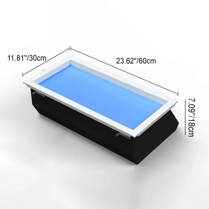 Blue Sky Metal LED Flush Mount Light