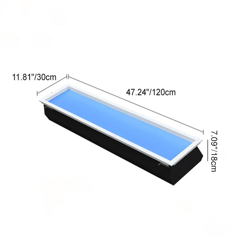 Blue Sky Metal LED Flush Mount Light