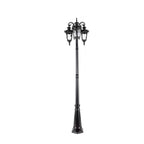 Elegant European Aluminum 3-Light Outdoor Post Lamp
