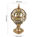 Premium French Aluminum Glass Globe Outdoor Post Light