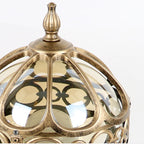 Premium French Aluminum Glass Globe Outdoor Post Light