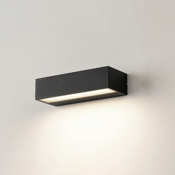Premium Minimalist Aluminum & Glass LED Wall Sconce