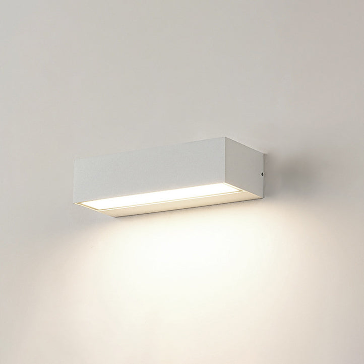 Premium Minimalist Aluminum & Glass LED Wall Sconce