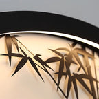 Contemporary Round LED Wall Sconce - Iron & Acrylic