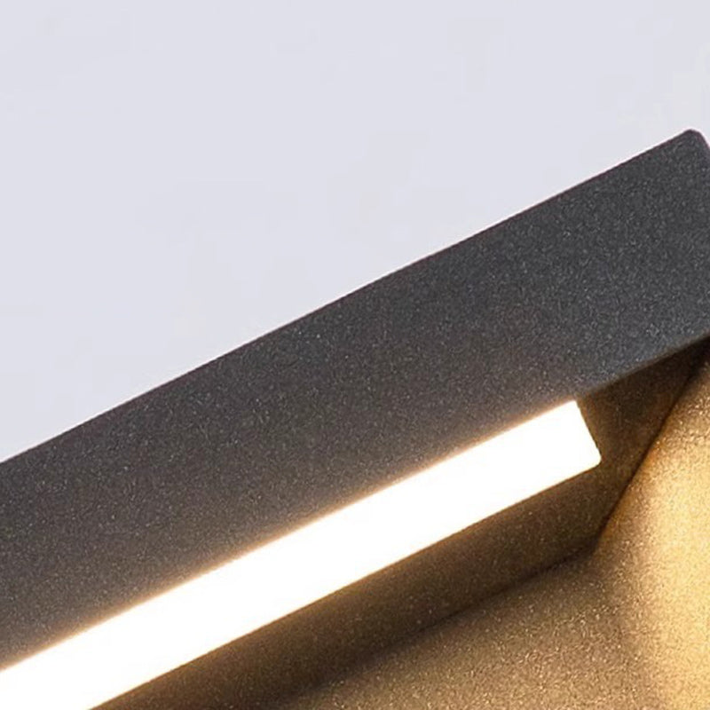 Premium Solar-Powered Stainless Steel Square LED Outdoor