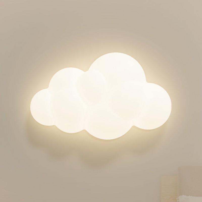 Cloud-Shaped LED Wall Sconce