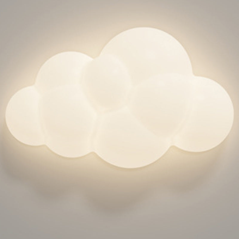 Cloud-Shaped LED Wall Sconce