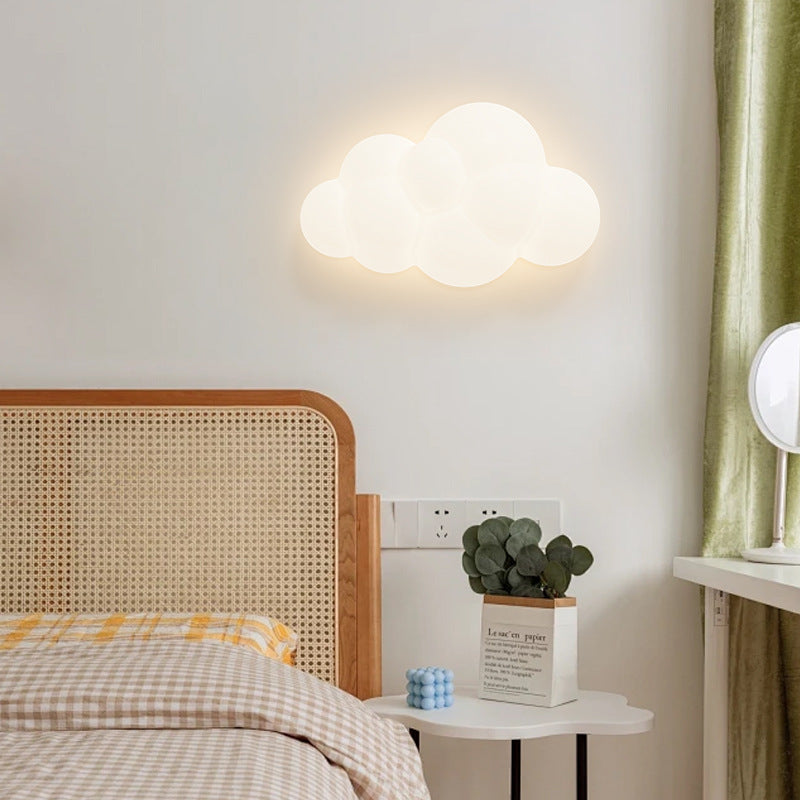 Cloud-Shaped LED Wall Sconce