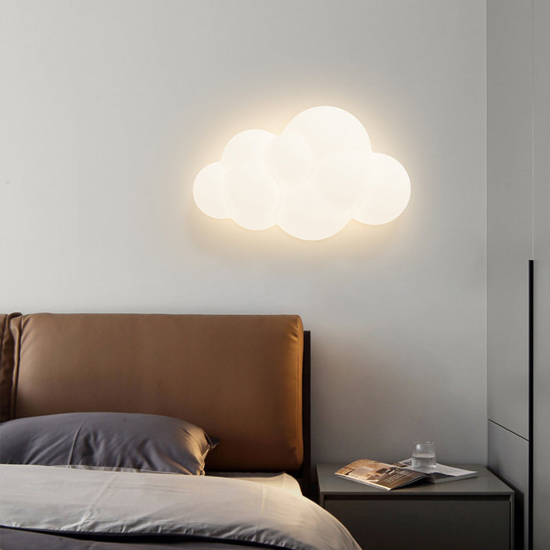 Cloud-Shaped LED Wall Sconce