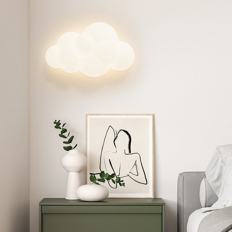 Cloud-Shaped LED Wall Sconce