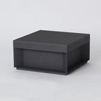 Contemporary Stainless Steel & Frosted Glass Square LED