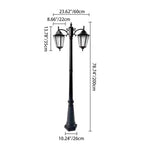 Premium European Waterproof Aluminum Glass Lantern