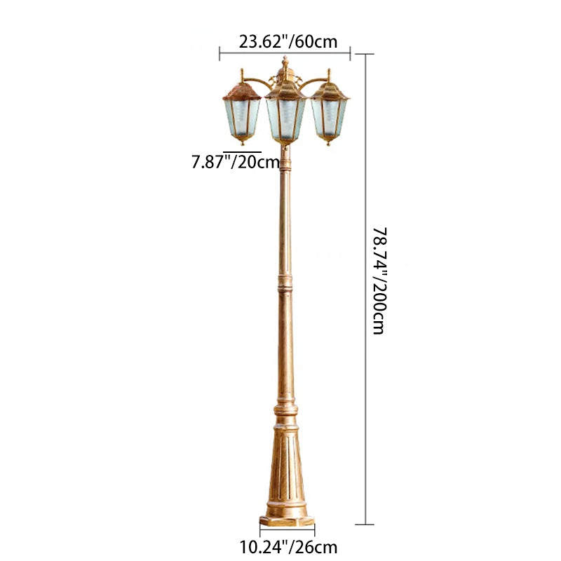 Premium European Waterproof Aluminum Glass Lantern