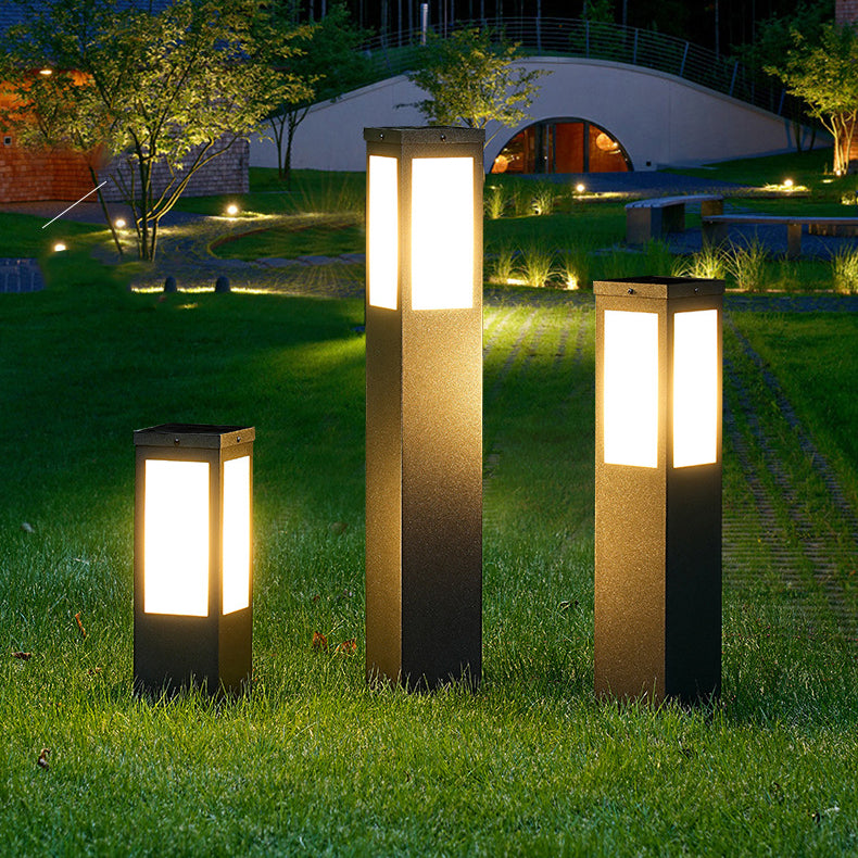 Premium Minimalist Waterproof Metal & PC 1-Light Outdoor