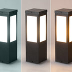 Premium Minimalist Waterproof Metal & PC 1-Light Outdoor