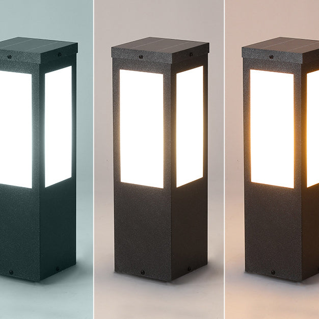 Premium Minimalist Waterproof Metal & PC 1-Light Outdoor