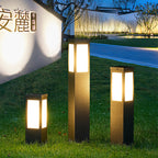 Premium Minimalist Waterproof Metal & PC 1-Light Outdoor
